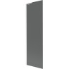 Mexen Next L bath screen 1-wing 60 x 150 cm, graphite, white - 895-060-000-03-40-20