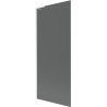 Mexen Next L 1-wing Bathtub Screen 80 x 150 cm, Graphite, White - 895-080-000-03-40-20