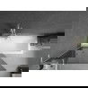 Mexen Next L bathtub screen 1-wing 90 x 150 cm, graphite, white - 895-090-000-03-40-20