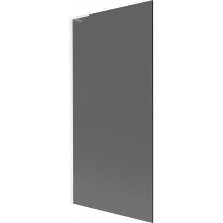 Mexen Next L bathtub screen 1-wing 90 x 150 cm, graphite, white - 895-090-000-03-40-20