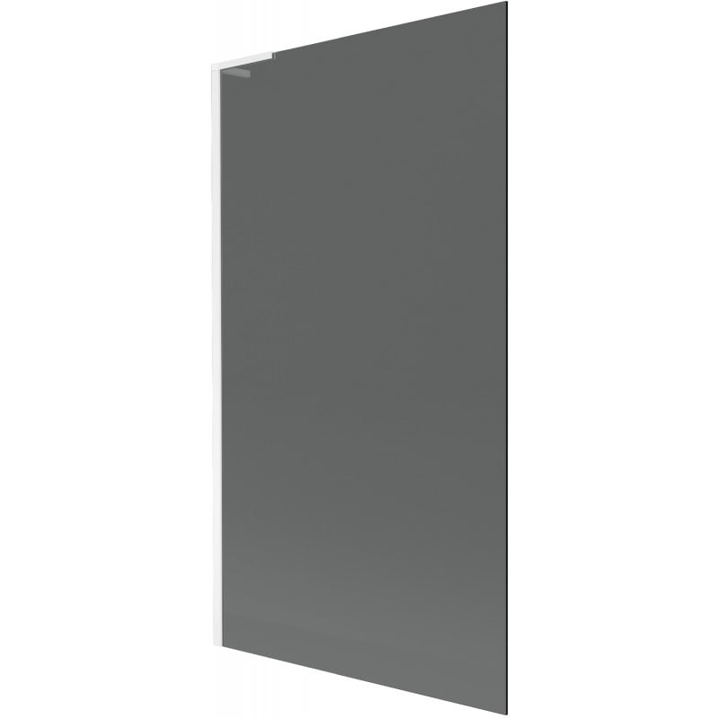 Mexen Next L bathtub screen 1-wing 100 x 150 cm, graphite, white - 895-100-000-03-40-20