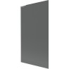 Mexen Next L bathtub screen 1-wing 100 x 150 cm, graphite, white - 895-100-000-03-40-20