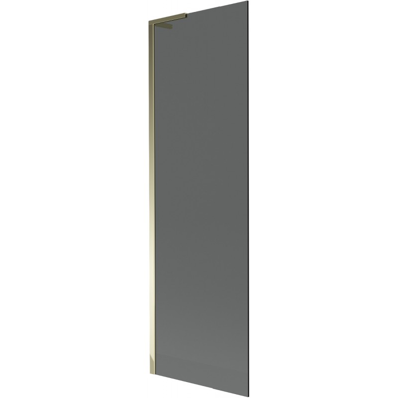 Mexen Next L Bathtub Screen 1-Panel 60 x 150 cm, Graphite, Gold - 895-060-000-03-40-50