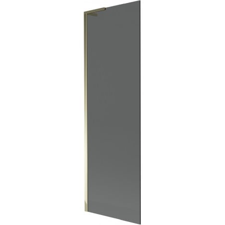 Mexen Next L Bathtub Screen 1-Panel 60 x 150 cm, Graphite, Gold - 895-060-000-03-40-50
