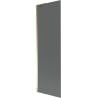 Mexen Next L Bathtub Screen 1-Panel 60 x 150 cm, Graphite, Gold - 895-060-000-03-40-50