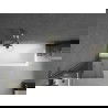 Mexen Next L Bathtub Screen 1-Panel 60 x 150 cm, Graphite, Gold - 895-060-000-03-40-50