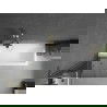 Mexen Next L bathtub screen 1-wing 70 x 150 cm, graphite, gold - 895-070-000-03-40-50