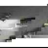 Mexen Next L Bathtub Screen 1-wing 80 x 150 cm, Graphite, Gold - 895-080-000-03-40-50