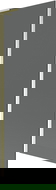 Mexen Next L bathtub screen 1-wing 70 x 150 cm, graphite, brushed gold - 895-070-000-03-40-55