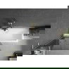 Mexen Next L 1-panel Bath Screen 80 x 150 cm, Graphite, Brushed Gold - 895-080-000-03-40-55