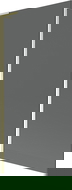 Mexen Next L Bathtub Screen 1-Leaf 90 x 150 cm, Graphite, Brushed Gold - 895-090-000-03-40-55