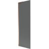 Mexen Next L Bathtub Screen 1-Panel 60 x 150 cm, Graphite, Rose Gold - 895-060-000-03-40-60
