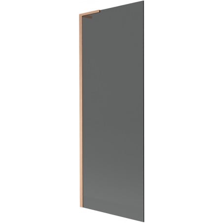 Mexen Next L bath screen 1-winged 70 x 150 cm, graphite, brushed copper - 895-070-000-03-40-65