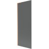 Mexen Next L bath screen 1-winged 70 x 150 cm, graphite, brushed copper - 895-070-000-03-40-65