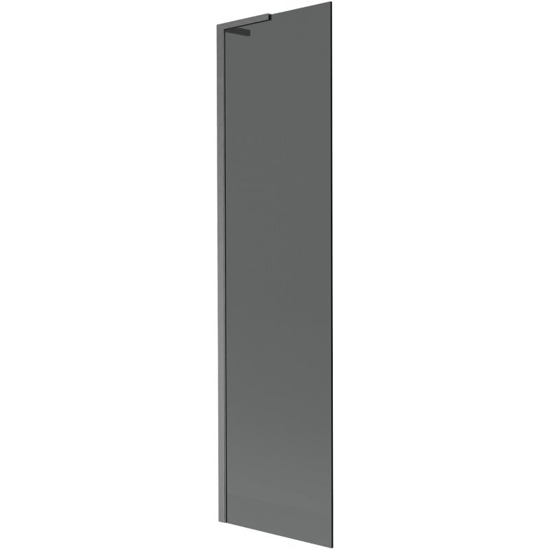Mexen Next L bathtub screen 1-wing 50 x 150 cm, graphite, brushed gun gray - 895-050-000-03-40-66
