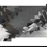 Mexen Next L bathtub screen 1-panel 60 x 150 cm, graphite, brushed gun gray - 895-060-000-03-40-66