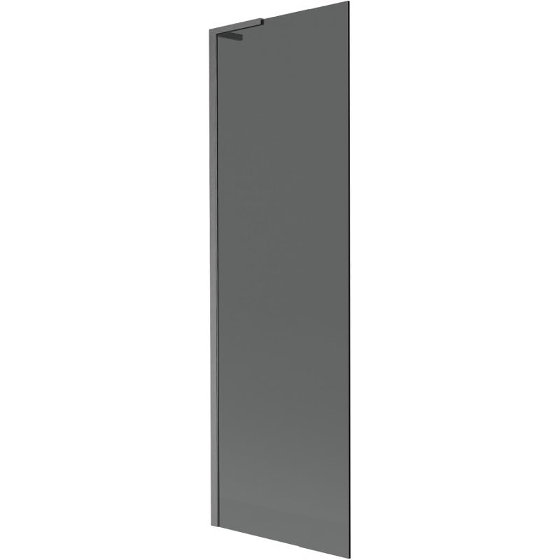 Mexen Next L Bath Screen 1-wing 60 x 150 cm, graphite, brushed gun gray - 895-060-000-03-40-66