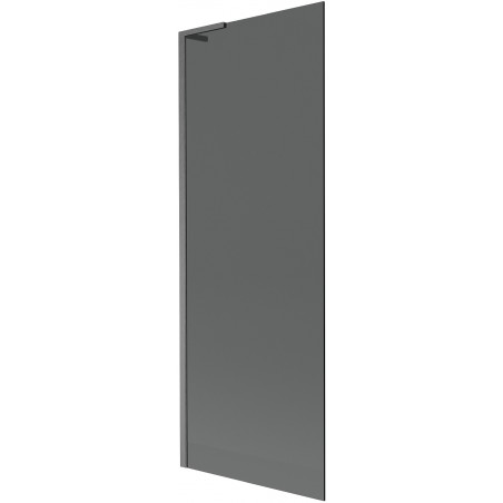 Mexen Next L Bath Screen 1-Panel 70 x 150 cm, Graphite, Brushed Gun Gray - 895-070-000-03-40-66