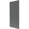 Mexen Next L Bath Screen Single-Winged 80 x 150 cm, Graphite, Brushed Gun Gray - 895-080-000-03-40-66