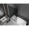 Mexen Next L 1-wing bathtub screen 90 x 150 cm, graphite, brushed gun gray - 895-090-000-03-40-66