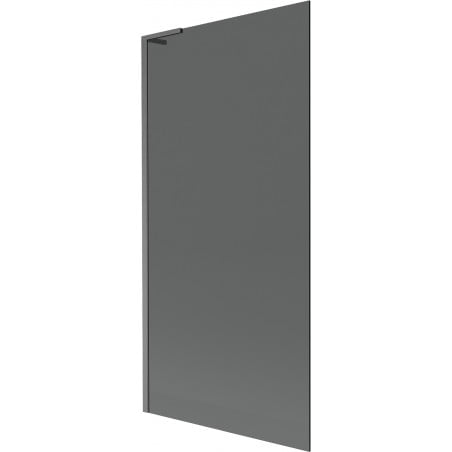 Mexen Next L 1-wing bathtub screen 90 x 150 cm, graphite, brushed gun gray - 895-090-000-03-40-66