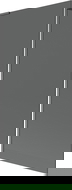 Mexen Next L Bathtub Screen 1-Panel 90 x 150 cm, Graphite, Brushed Gun Gray - 895-090-000-03-40-66