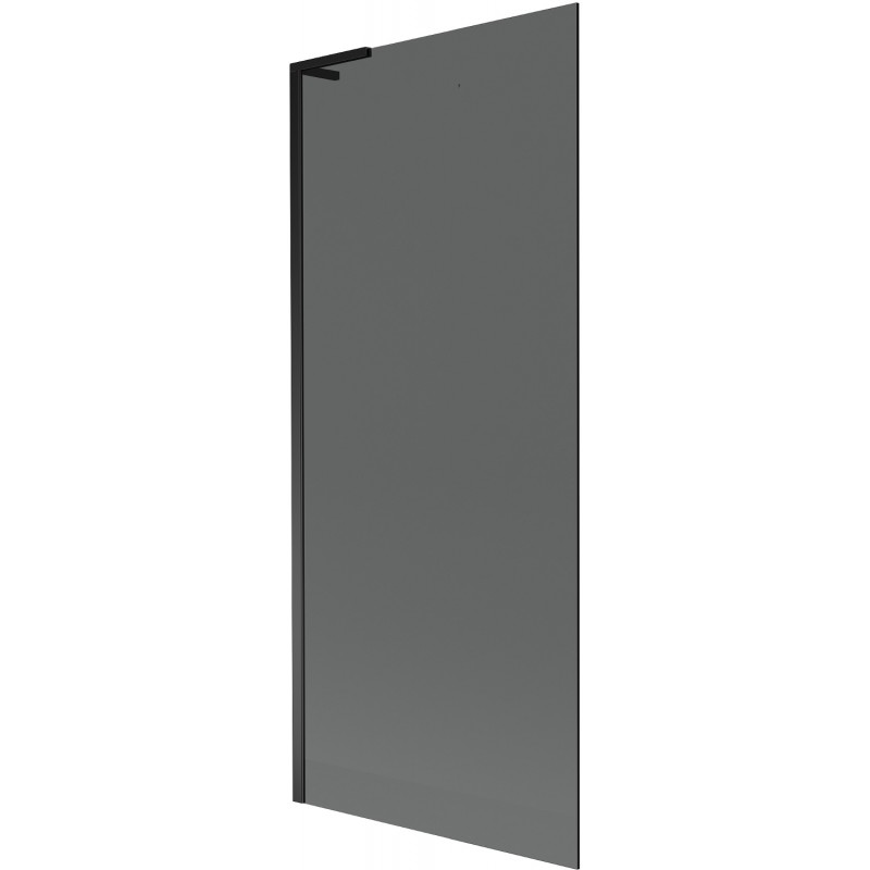 Mexen Next L Bathtub Screen 1-Panel 80 x 150 cm, Graphite, Black - 895-080-000-03-40-70
