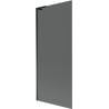 Mexen Next L Bath Screen 1-panel 80 x 150 cm, graphite, black - 895-080-000-03-40-70