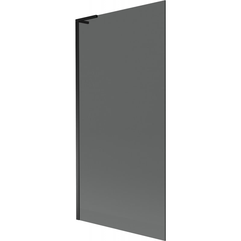 Mexen Next L bath screen 1-wing 90 x 150 cm, graphite, black - 895-090-000-03-40-70