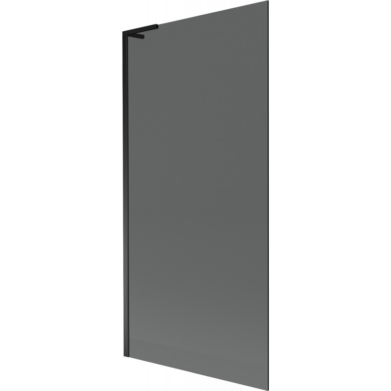Mexen Next L Bathtub Screen 1-winged 90 x 150 cm, Graphite, Black - 895-090-000-03-40-70
