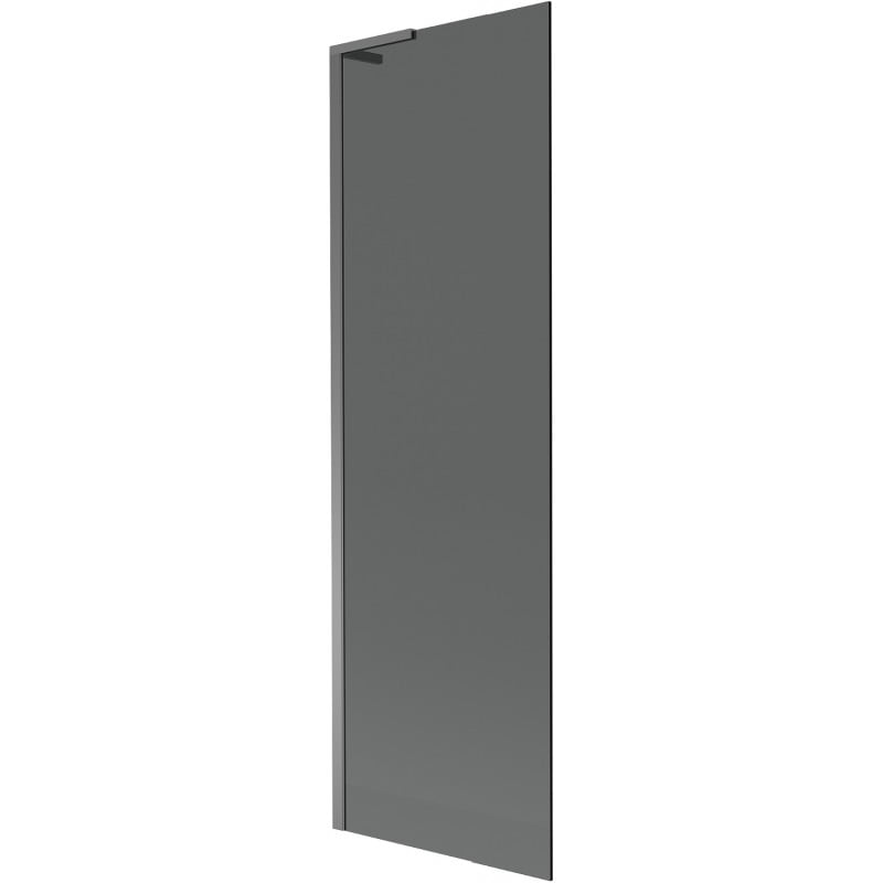 Mexen Next L Bathtub Screen 1-Panel 60 x 150 cm, Graphite, Gun Metal - 895-060-000-03-40-95