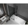 Mexen Next L Bathtub Screen 1-Panel 70 x 150 cm, Graphite, Gun Metal - 895-070-000-03-40-95
