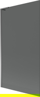 Mexen Next L 1-wing bath screen 100 x 150 cm, graphite, gun metal - 895-100-000-03-40-95