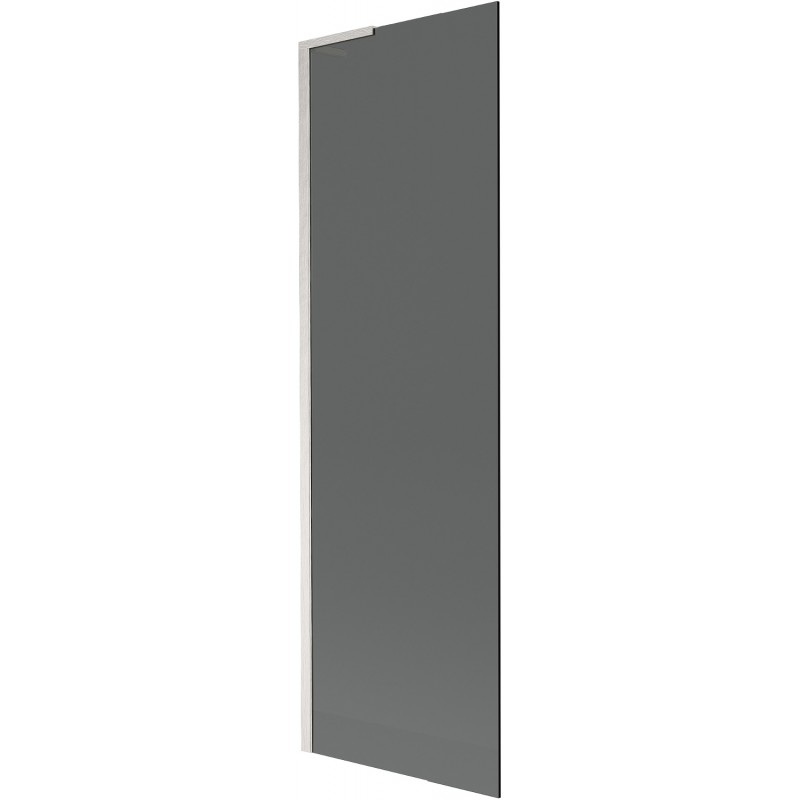 Mexen Next L Bath Screen Single-leaf 60 x 150 cm, graphite, brushed nickel - 895-060-000-03-40-97