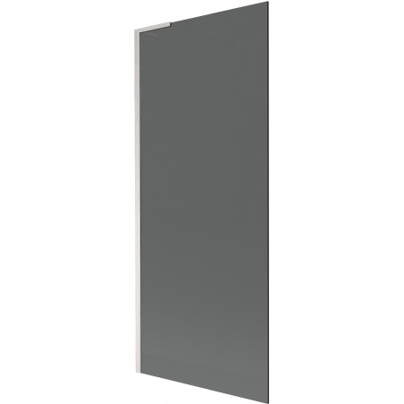 Mexen Next L Bath Screen 1-wing 80 x 150 cm, Graphite, Brushed Nickel - 895-080-000-03-40-97