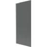 Mexen Next L bathtub screen 1-panel 80 x 150 cm, graphite, brushed nickel - 895-080-000-03-40-97