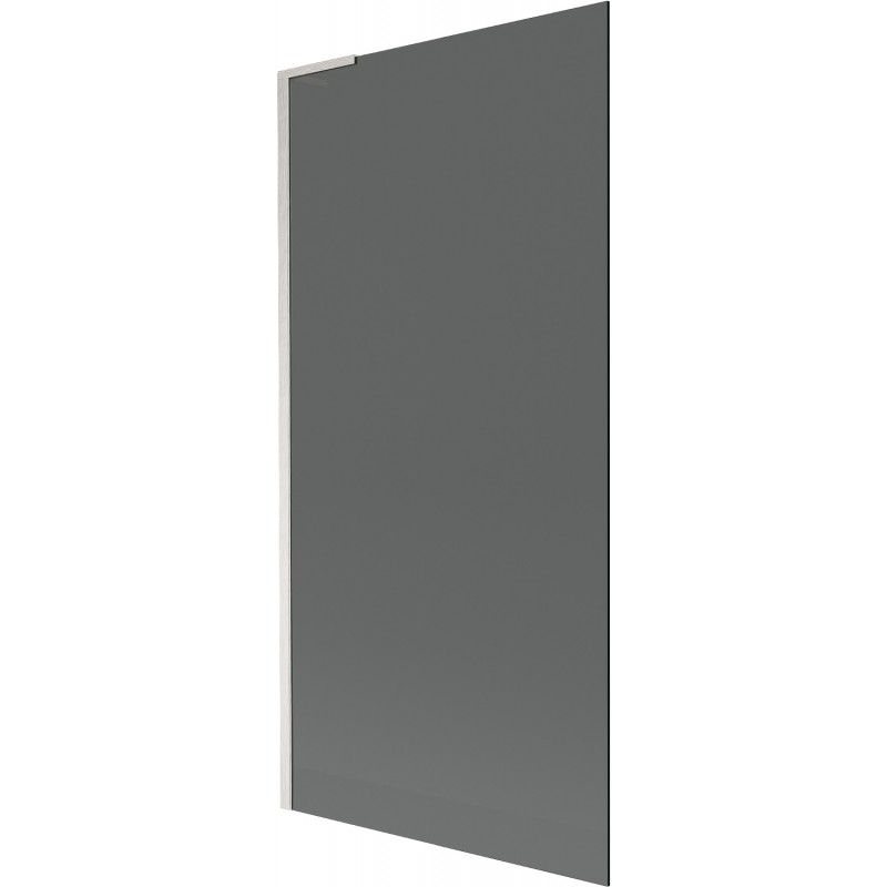 Mexen Next L 1-wing bath screen 90 x 150 cm, graphite, brushed nickel - 895-090-000-03-40-97