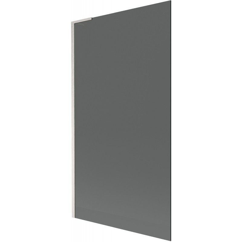 Mexen Next L Bathtub Screen 1-Panel 100 x 150 cm, Graphite, Brushed Nickel - 895-100-000-03-40-97