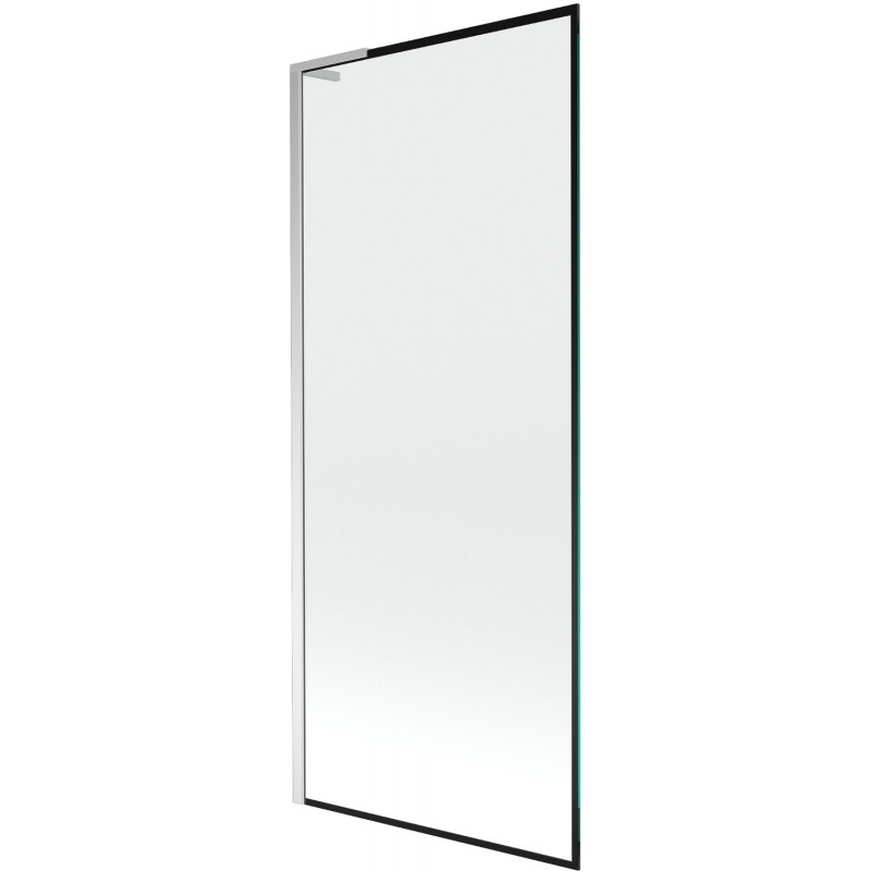 Mexen Next L bathtub screen 1-wing 80 x 150 cm, black pattern, chrome - 895-080-000-03-70-01