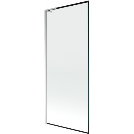 Mexen Next L bathtub screen 1-wing 80 x 150 cm, black pattern, chrome - 895-080-000-03-70-01