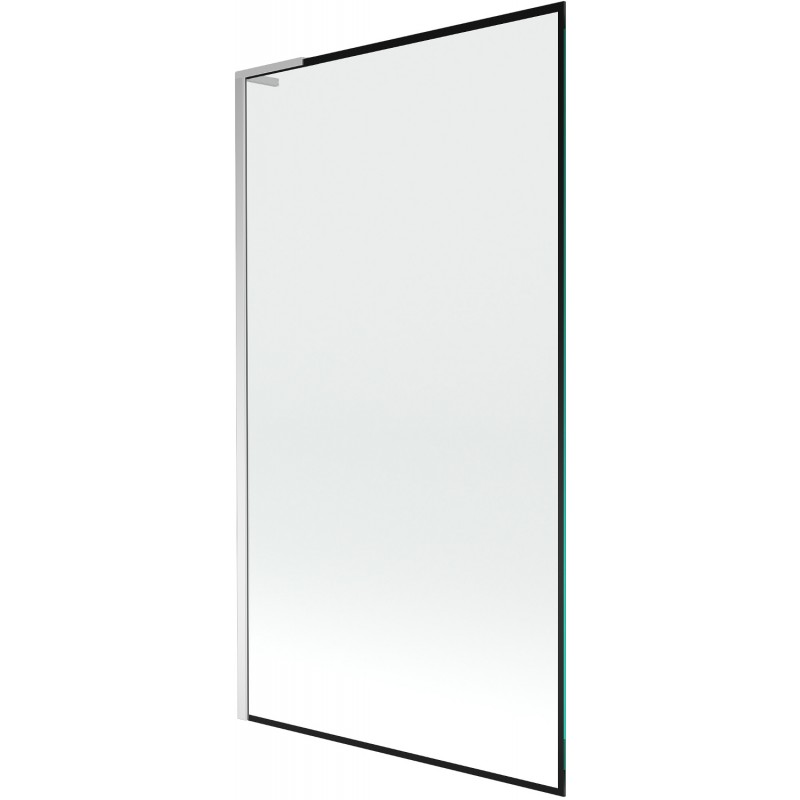 Mexen Next L bathtubs screen 1-winged 100 x 150 cm, black pattern, chrome - 895-100-000-03-70-01