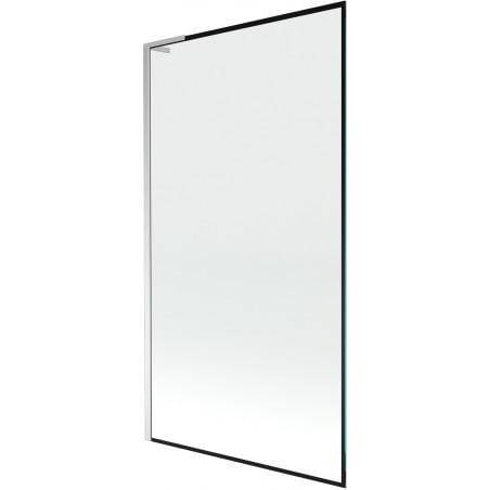 Mexen Next L bathtubs screen 1-winged 100 x 150 cm, black pattern, chrome - 895-100-000-03-70-01