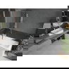 Mexen Next L bathtub screen 1-wing 80 x 150 cm, black pattern, white - 895-080-000-03-70-20