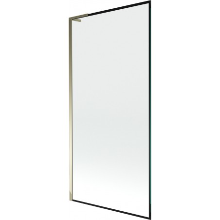 Mexen Next L shower screen 1-wing 90 x 150 cm, black pattern, gold - 895-090-000-03-70-50