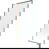 Mexen Next L 1-wing Bath Screen 80 x 150 cm, Black Pattern, Rose Gold - 895-080-000-03-70-60