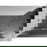 Mexen Kioto+ L Walk-in Shower Panel with Shelf 110 x 200 cm, Clear Glass, Brushed Nickel - 800-110-123-97-09