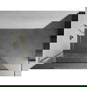 Mexen Kioto L Walk-in Shower Wall 100 x 200 cm, white pattern, brushed gold - 800-100-103-55-85
