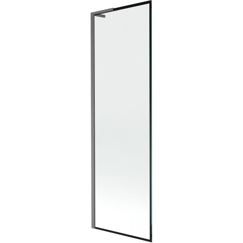 Mexen Next L shower screen 1-wing 60 x 150 cm, black frame, brushed gun gray - 895-060-000-03-70-66