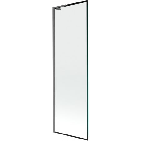 Mexen Next L Bathtub Screen 1-panel 60 x 150 cm, black pattern, brushed gun gray - 895-060-000-03-70-66