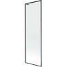 Mexen Next L shower screen 1-wing 60 x 150 cm, black frame, brushed gun gray - 895-060-000-03-70-66